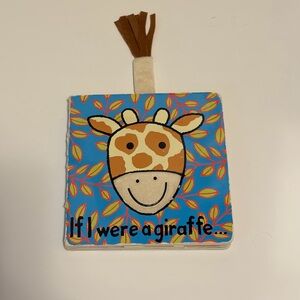 Disco - Jellycat “If I Were a Giraffe…” Board Book | Tactile Tail | EUC